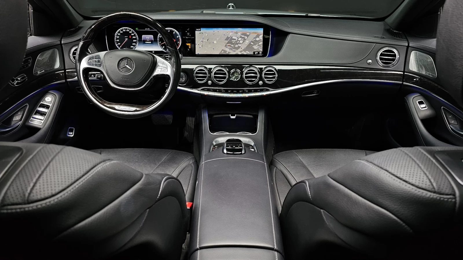 Mercedes-Benz S 400 63 AMG LOOK* TV* ОБДУХ* 360* DISTRONIK* КРАЙНА ЦЕН, снимка 6 - Автомобили и джипове - 54168715