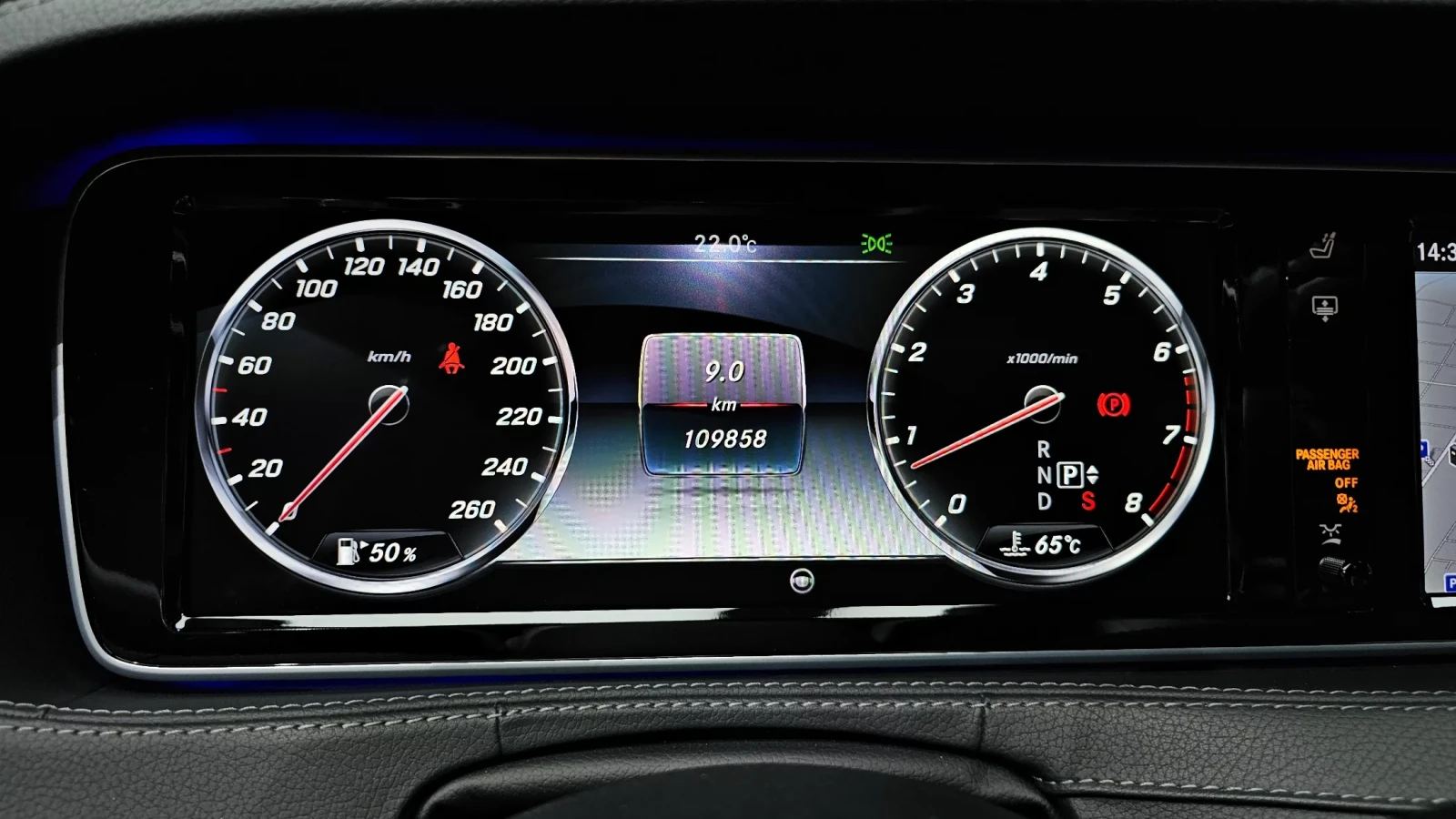 Mercedes-Benz S 400 63 AMG LOOK* TV* ОБДУХ* 360* DISTRONIK* КРАЙНА ЦЕН, снимка 8 - Автомобили и джипове - 54168715