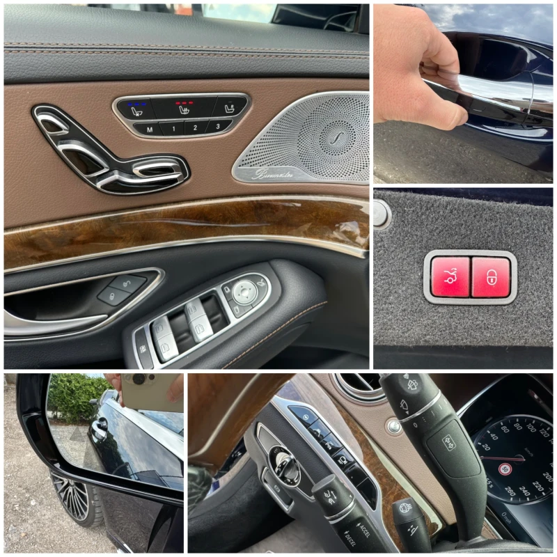Mercedes-Benz S 550 AMG* BURMESTER* DiSTRINIK* ВАКУМ* 455кс* FULL, снимка 15 - Автомобили и джипове - 50271582