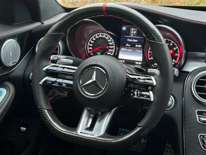 Mercedes-Benz C 43 AMG * АВТО КРЕДИТ* ЦЕНА ДО БГ * Сервизна история * , снимка 16 - Автомобили и джипове - 52597723