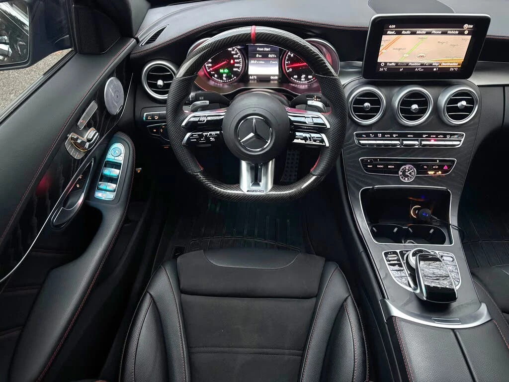 Mercedes-Benz C 43 AMG * АВТО КРЕДИТ* ЦЕНА ДО БГ * Сервизна история *  - изображение 9