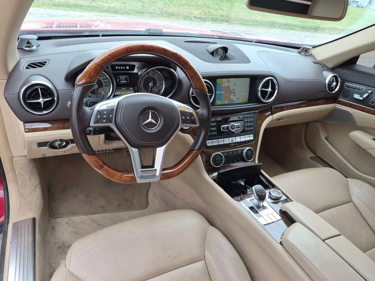 Mercedes-Benz SL 500 * 550 * CARFAX * ПОДГРЕВ/ОБДУХВАНЕ/ПАМЕТ/, снимка 10 - Автомобили и джипове - 55194014