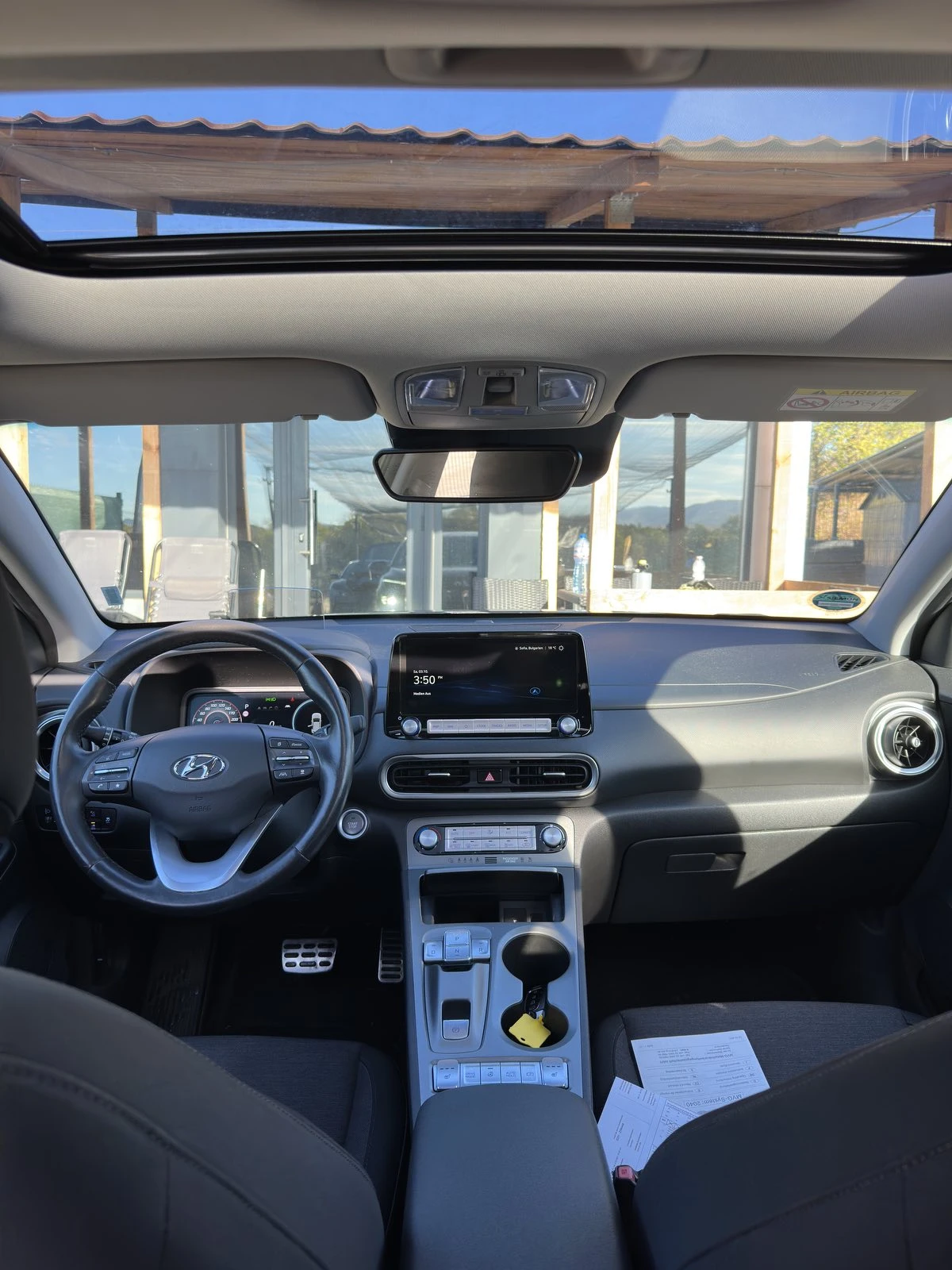 Hyundai Kona 64KWh/PRIME/��������/SOH100%/BLUELINK/2023�. | Mobile.bg � ����������� 10