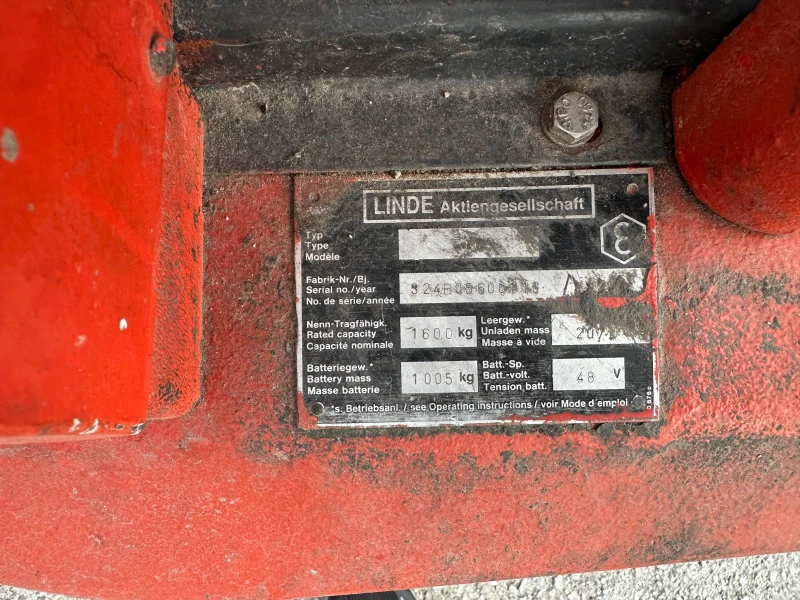 Електрокар Linde Е16C, снимка 7 - Индустриална техника - 52094596
