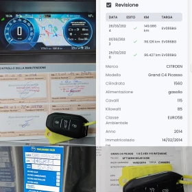 Citroen Grand C4 Picasso 1.6e-HDI/EXCLUSIVE-INTENSIV/ACC/NAVI/БЛУТУТ/EURO5B, снимка 12