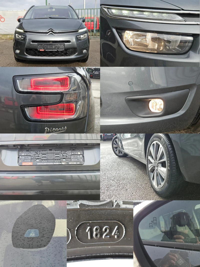 Citroen Grand C4 Picasso 1.6e-HDI/EXCLUSIVE-INTENSIV/ACC/NAVI/БЛУТУТ/EURO5B, снимка 17 - Автомобили и джипове - 53020118