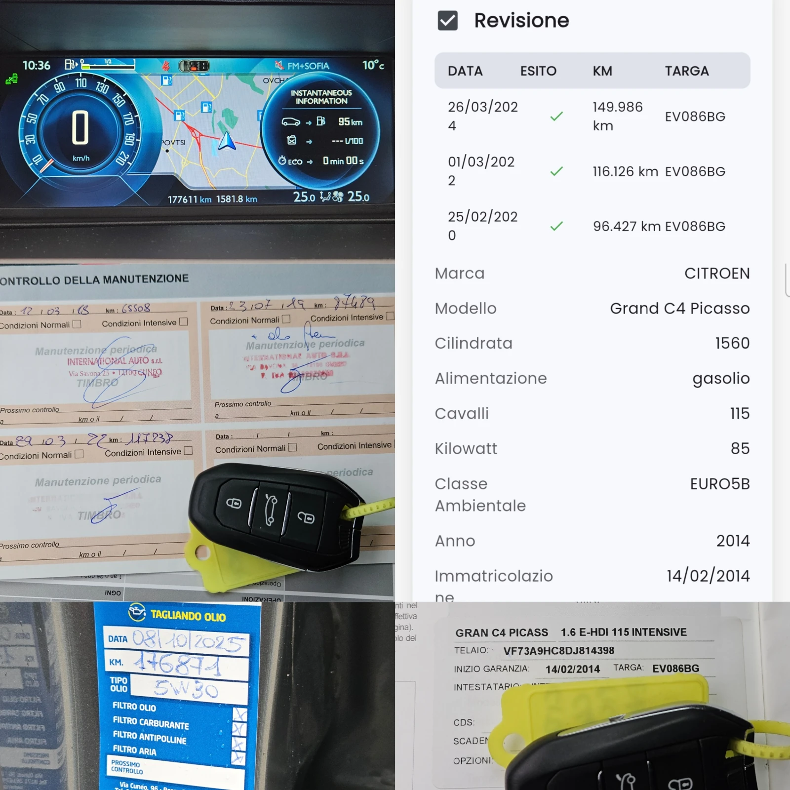 Citroen Grand C4 Picasso 1.6e-HDI/EXCLUSIVE-INTENSIV/ACC/NAVI/������/EURO5B | Mobile.bg � ����������� 12