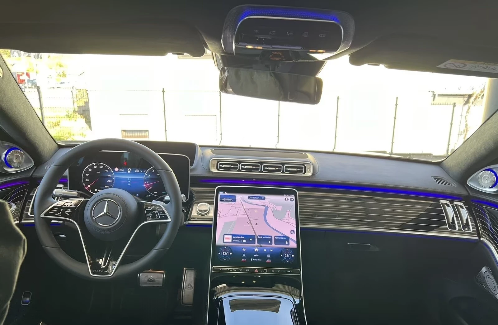 Mercedes-Benz S 580 MAYBACH 4M FIRST-CLASS TWO-TONE BURMESTER-4D TV , снимка 5 - Автомобили и джипове - 54918477