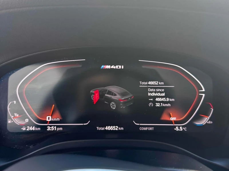 BMW X4 2022 M40i * CARFAX * БЕЗ ПЪРВОНАЧАЛНА ВНОСКА, снимка 8 - Автомобили и джипове - 52744503