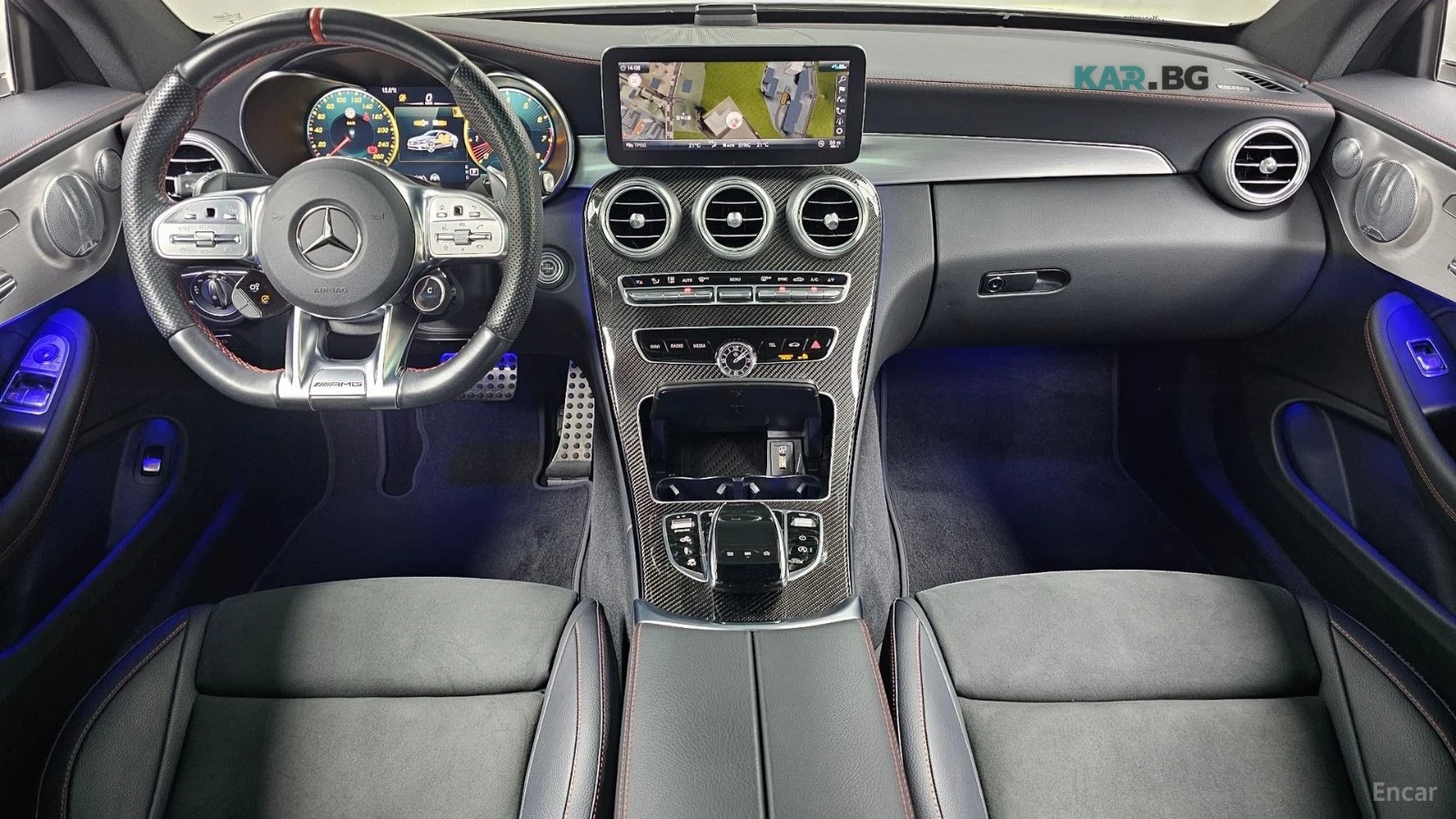 Mercedes-Benz C 43 AMG COUPE* 4MATIC* BURMESTER* 360* КАМЕРИ* HEADUP* , снимка 6 - Автомобили и джипове - 54818422