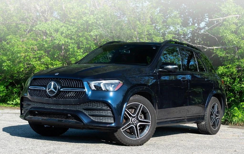 Mercedes-Benz GLE 350 Cavansite Blue on brown leather with woоd * CARFAX