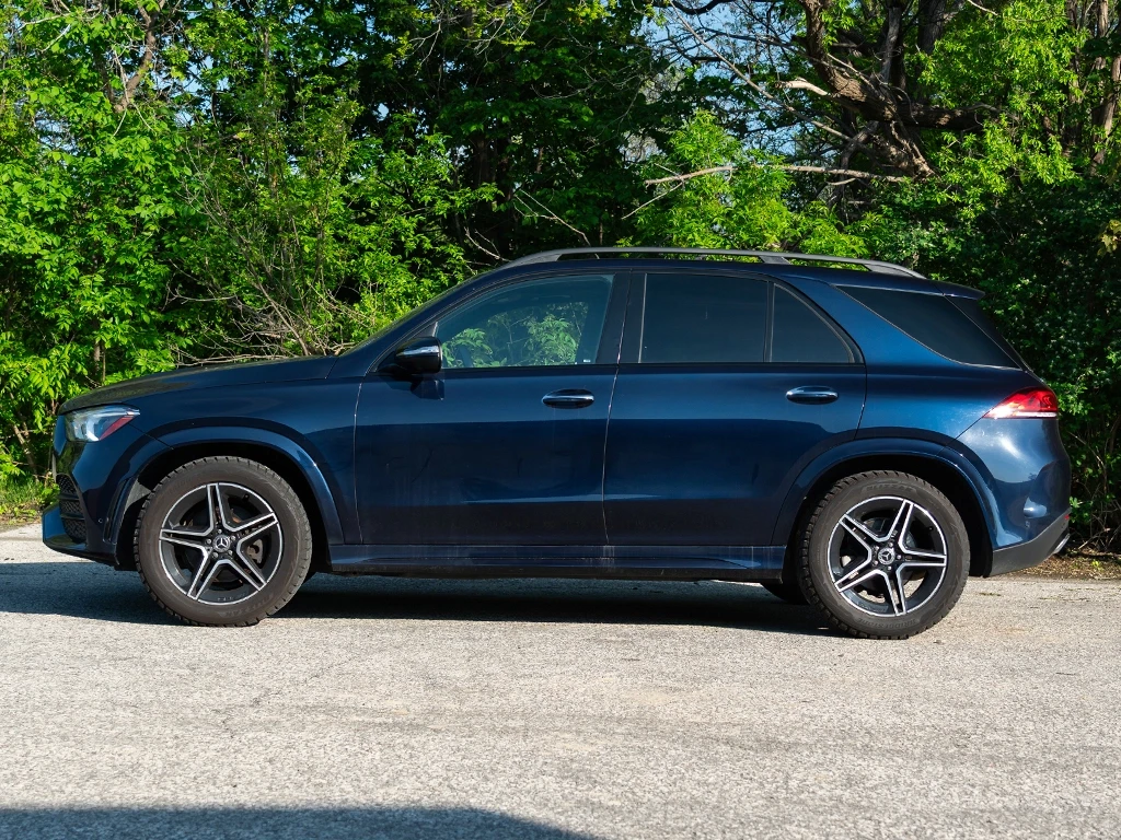 Mercedes-Benz GLE 350 Cavansite Blue on brown leather with woоd * CARFAX, снимка 4 - Автомобили и джипове - 54767711