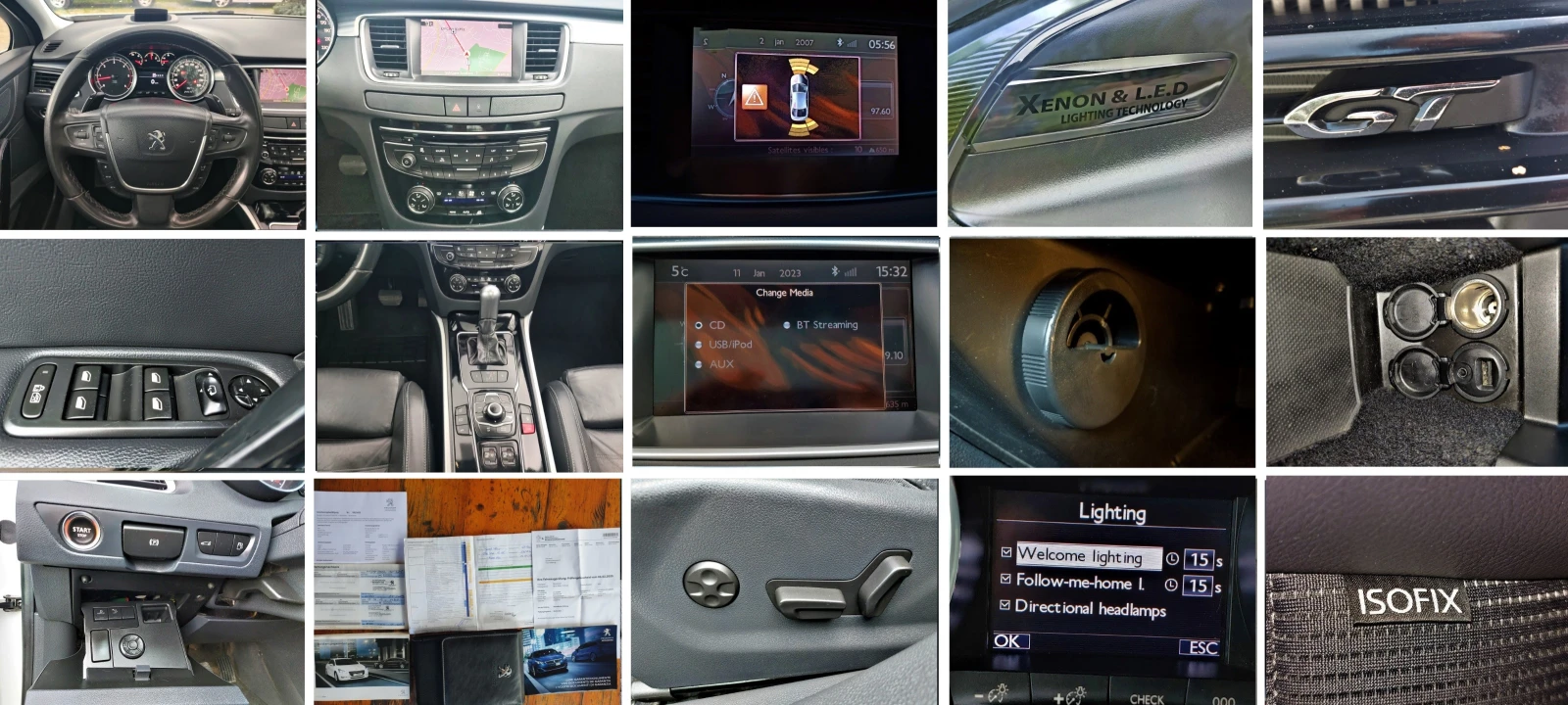 Peugeot 508 GT 2.2HDI Exclusive Panorama, снимка 11 - Автомобили и джипове - 54260396