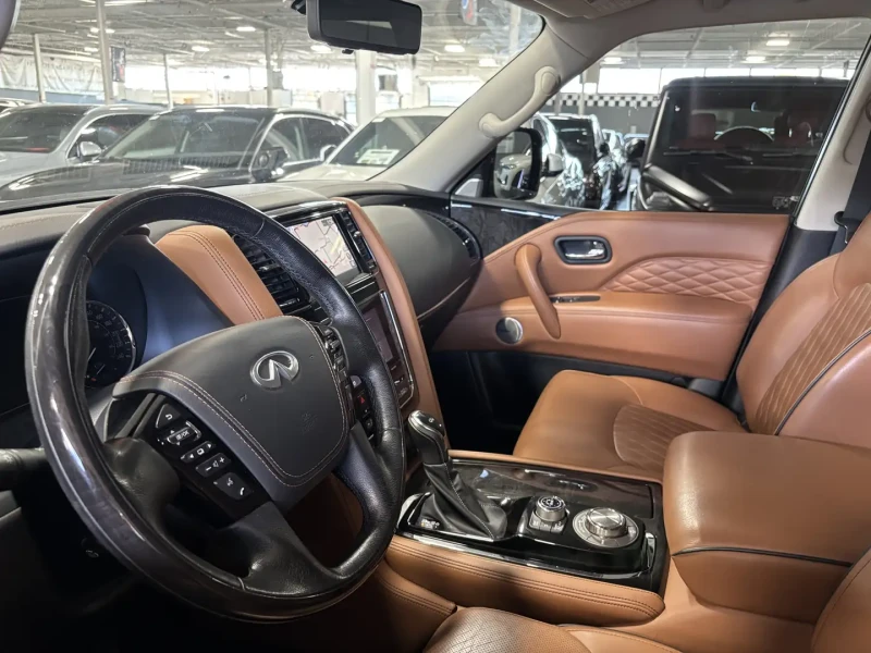 Infiniti QX80 V8 2020* PRO ACTIV* DVD* PANO* BOSE* ОБДУХ* 360 КА, снимка 7 - Автомобили и джипове - 52963071