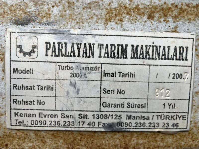 Пръскачка Parlayan, снимка 4 - Селскостопанска техника - 52652847