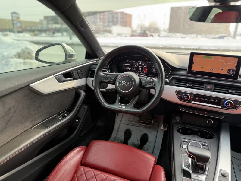 Audi S5 B&O, 360* DISTRONIC* RED NAPPA* B.SPOT* , снимка 7 - Автомобили и джипове - 53497393