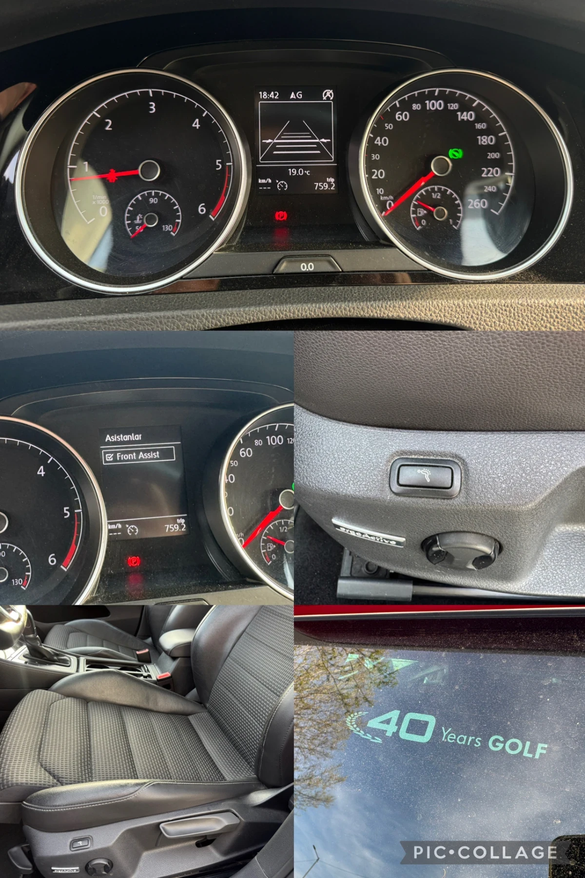 VW Golf 2.0TDI* DSG* Highline* 40years, снимка 15 - Автомобили и джипове - 54635015
