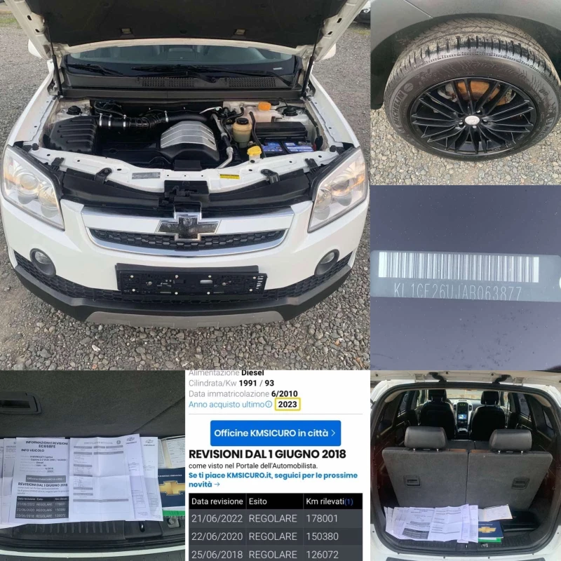 Chevrolet Captiva Restyling 2.0TD(127к)7 места &#127470;&#127481; IT, снимка 17 - Автомобили и джипове - 47621241