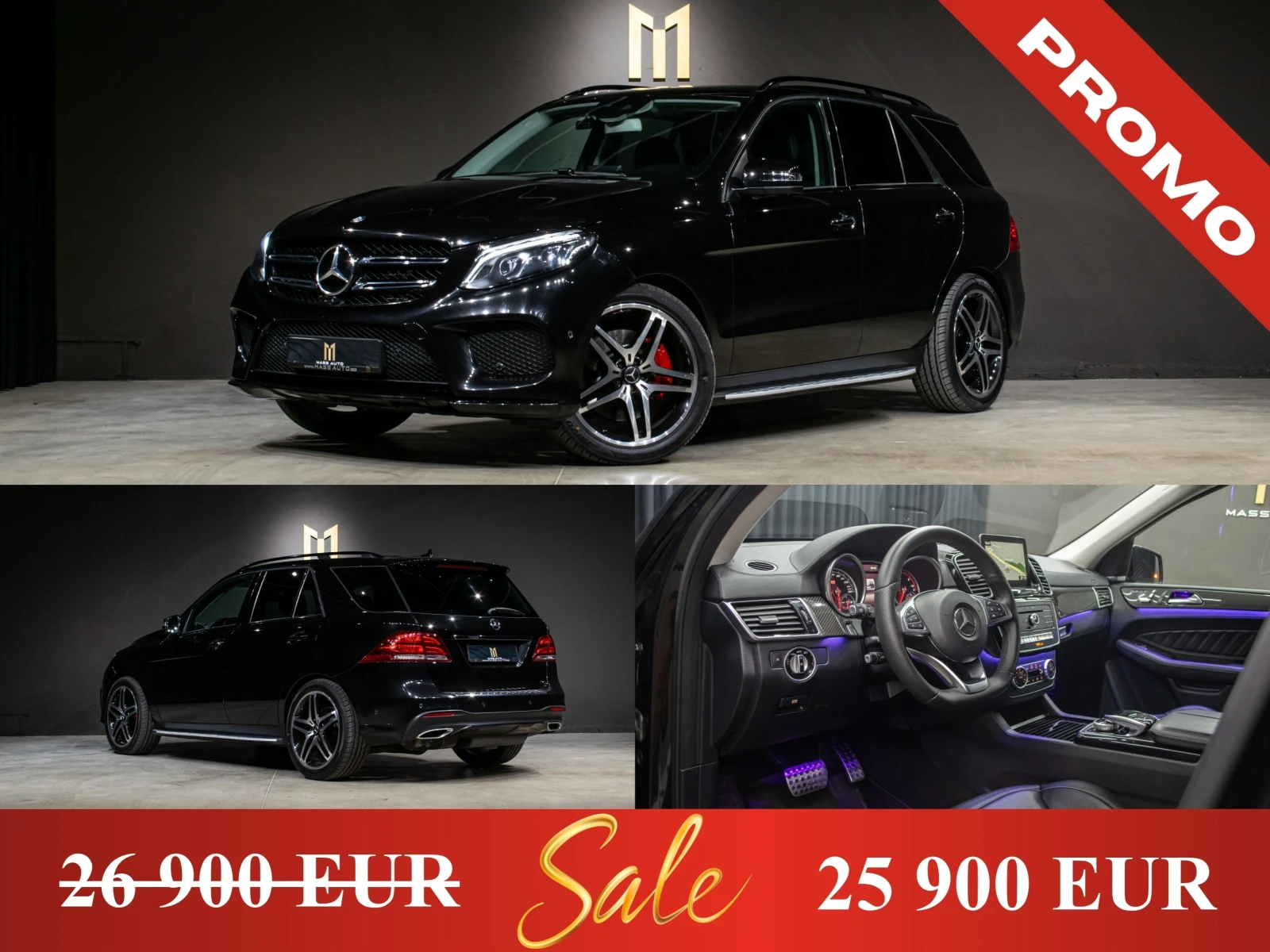Mercedes-Benz GLE 350 d/AMG/Airmatic/Реален пробег