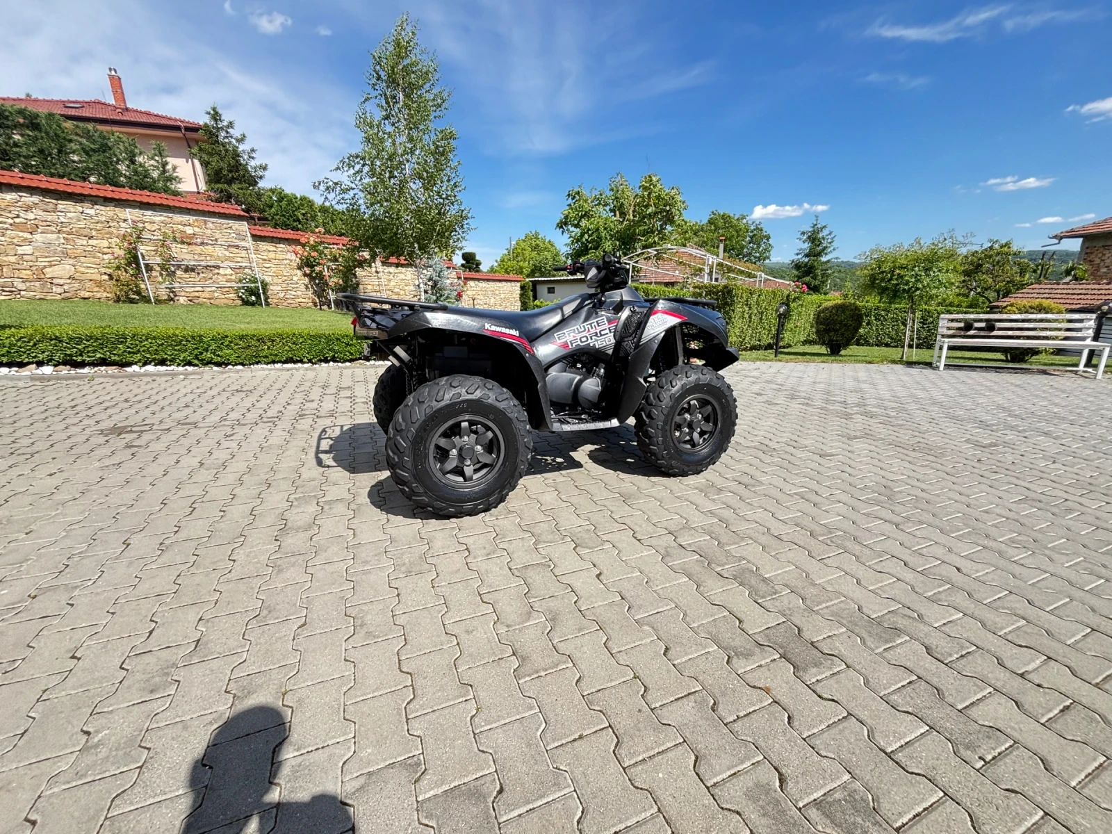 Kawasaki Brute Force 750, 4x4, 1500 км, НОВ!, снимка 2 - Мотоциклети и мототехника - 54526506