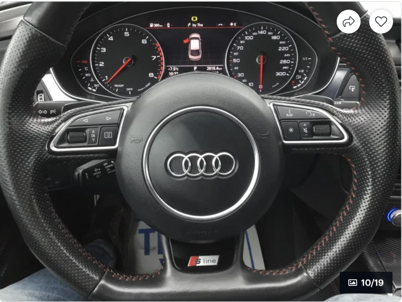 Audi A7 3.0T* COMPETITION* MATRIX* BOSE* CARBON* , снимка 10 - Автомобили и джипове - 52791141