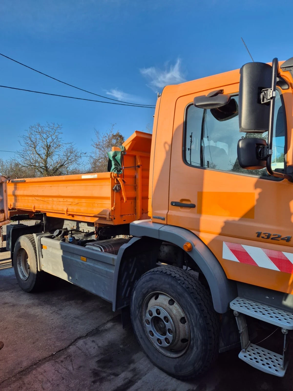 Mercedes-Benz Atego 1224* 4х4* Тристранен самосвал* Топ състояние - изображение 2