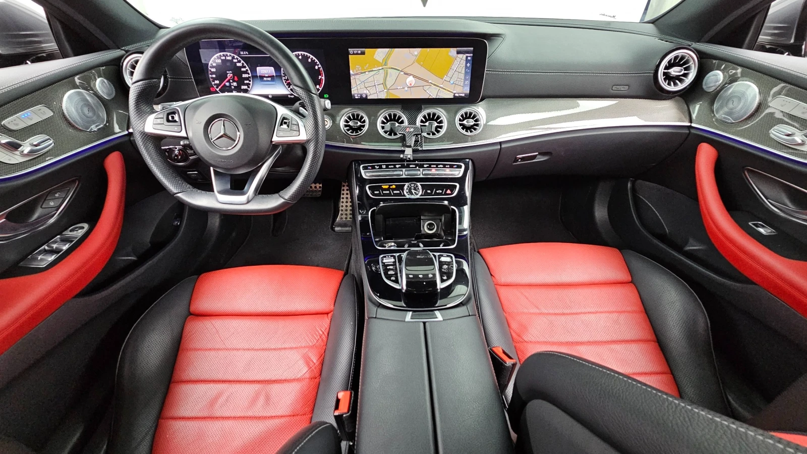Mercedes-Benz E 400 4MATIC* AMG* BURM* ОБДУХВАНЕ* DISTR* HUD* 360, снимка 6 - Автомобили и джипове - 55654987