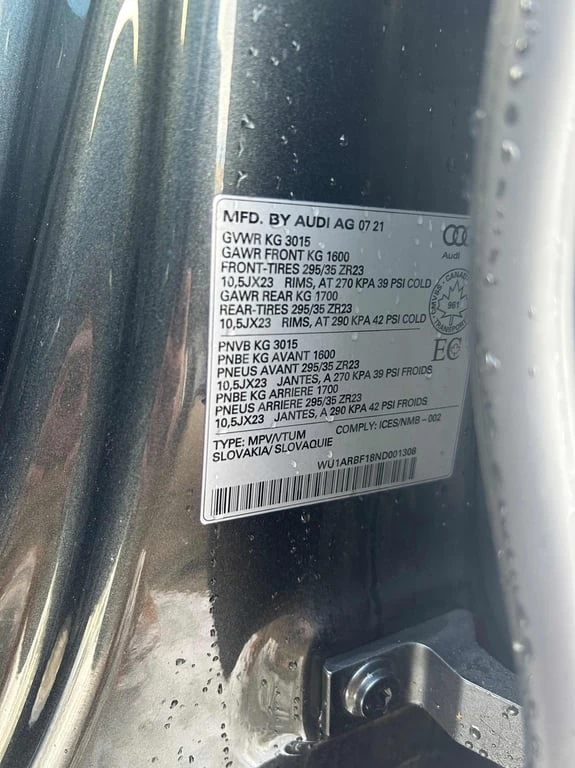 Audi RSQ8 * 4.0 TFSI quattro * CARFAX * БЕЗ ПЪРВОНАЧАЛНА ВНО, снимка 11 - Автомобили и джипове - 52967428