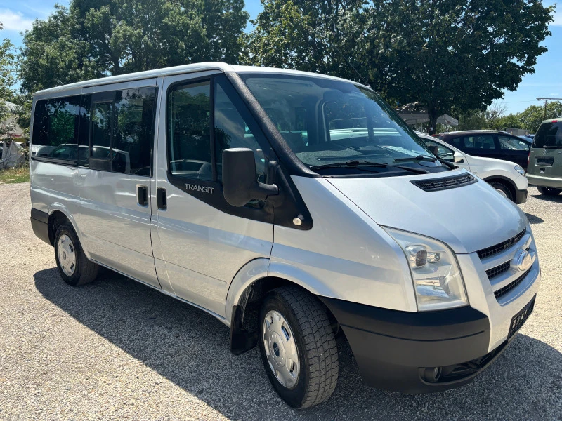 Ford Transit 2007+ 2.2+ 110+ 8+ 1+ КЛИМАТИК+ С. ИСТОРИЯ, снимка 3 - Бусове и автобуси - 46768652