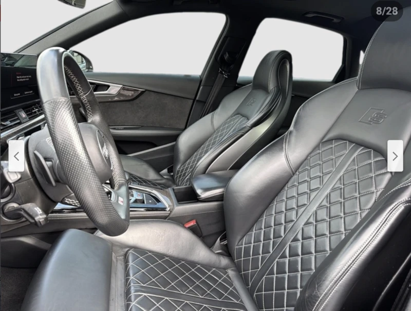 Audi S4 BANG* OLUFSEN* ДИСТРОНИК* ПАНОРАМА* , снимка 12 - Автомобили и джипове - 53112202