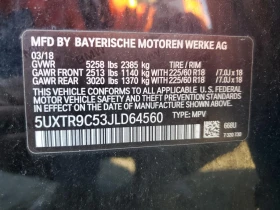 BMW X3 XDRIVE30I * КЛИП НА ДВИГАТЕЛ* - 28999 лв. - 25183486 13