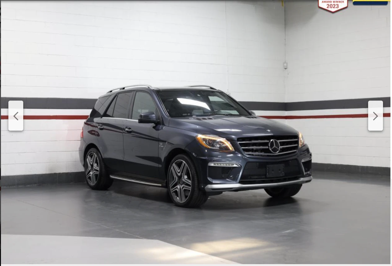 Mercedes-Benz ML 63 AMG HARMON* KARDON* ОБДУХВАНЕ* ПАНОРАМА* МАСАЖ* КЕЙЛЕС - изображение 3