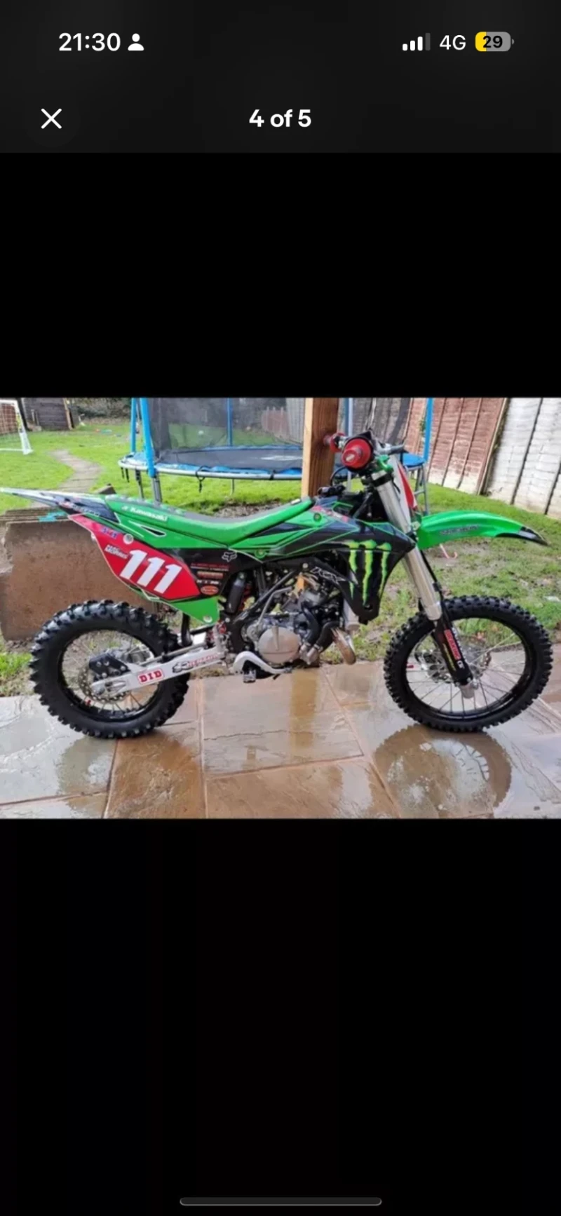 Kawasaki Kx kawasaki kx85 2020, снимка 2 - Мотоциклети и мототехника - 49577230