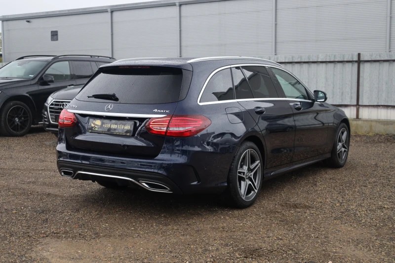 Mercedes-Benz C 220 d AMG 4M DISTR KAM KeyStart Leder BURM SzH #iCarbg, снимка 4 - Автомобили и джипове - 51822075