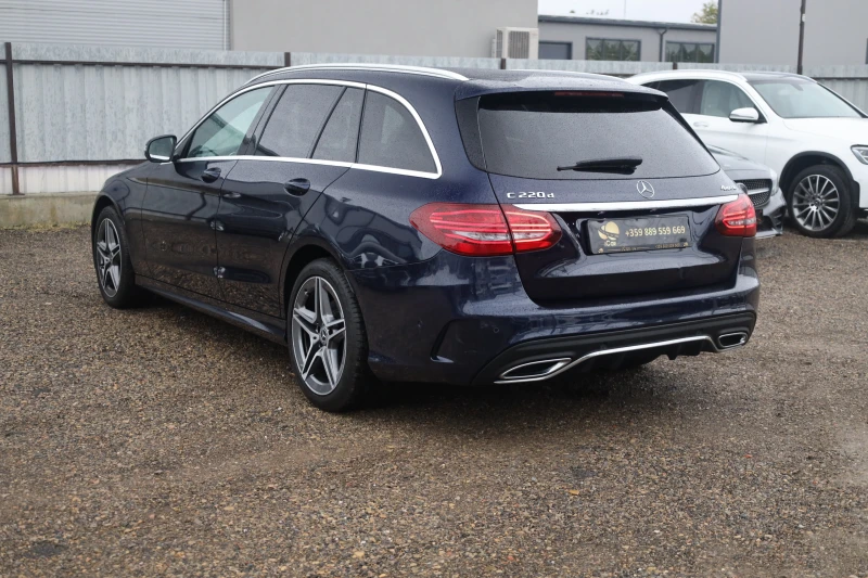 Mercedes-Benz C 220 d AMG 4M DISTR KAM KeyStart Leder BURM SzH #iCarbg, снимка 6 - Автомобили и джипове - 51822075