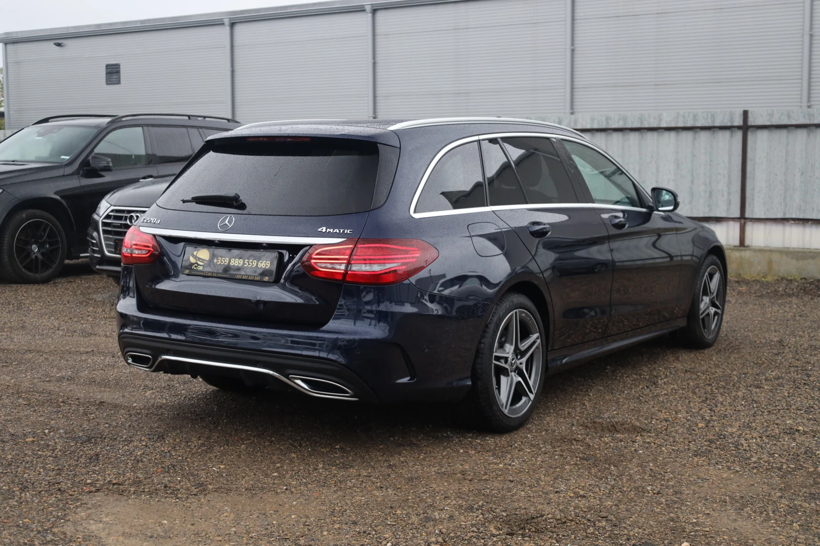 Mercedes-Benz C 220 d AMG 4M DISTR KAM KeyStart Leder BURM SzH #iCarbg - изображение 4