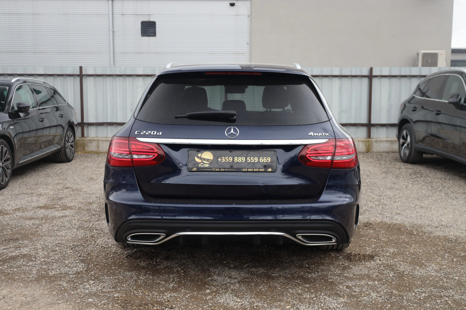 Mercedes-Benz C 220 d AMG 4M DISTR KAM KeyStart Leder BURM SzH #iCarbg, снимка 5 - Автомобили и джипове - 51822075