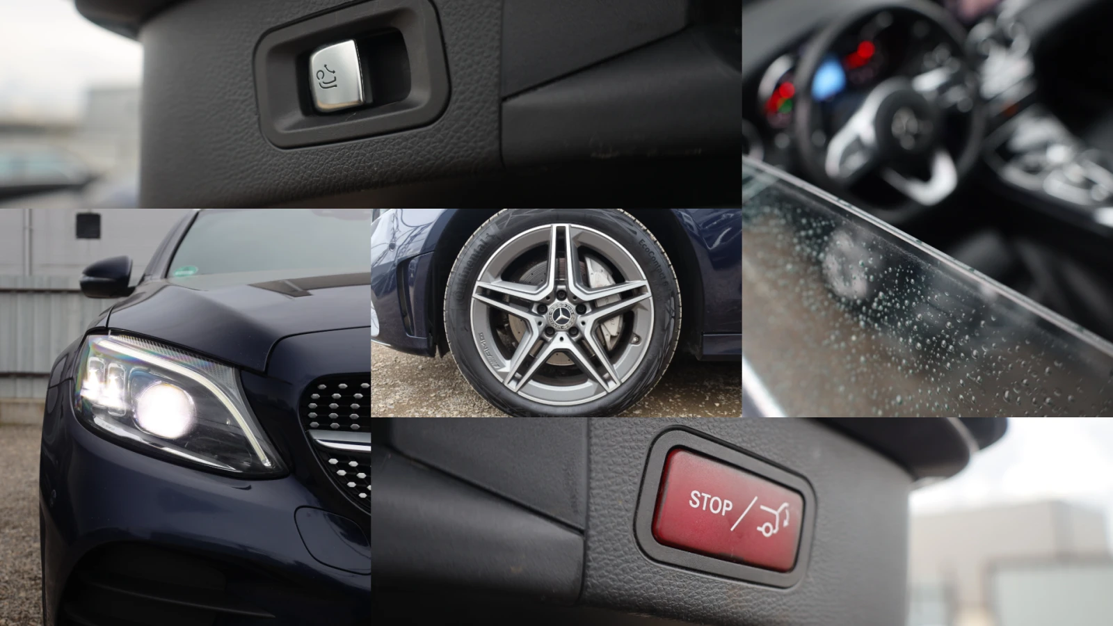 Mercedes-Benz C 220 d AMG 4M DISTR KAM KeyStart Leder BURM SzH #iCarbg, снимка 17 - Автомобили и джипове - 51822075