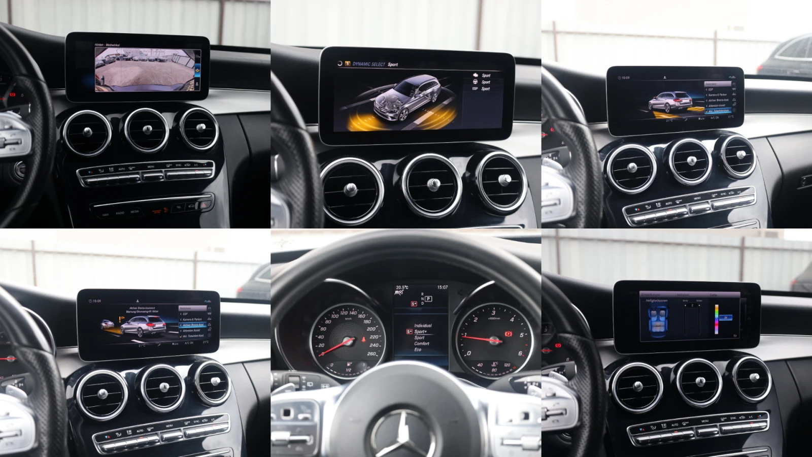 Mercedes-Benz C 220 d AMG 4M DISTR KAM KeyStart Leder BURM SzH #iCarbg, снимка 13 - Автомобили и джипове - 51822075