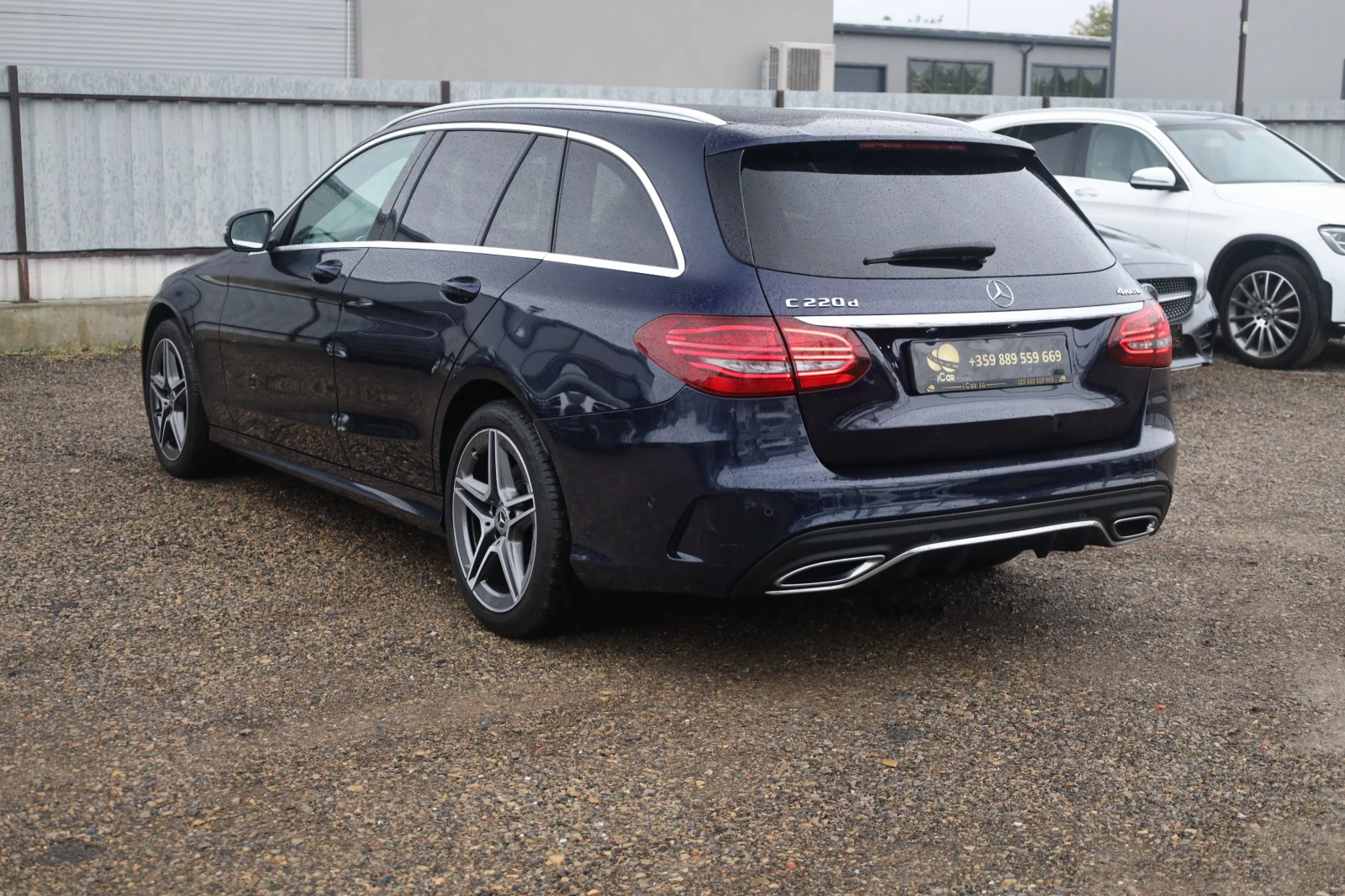 Mercedes-Benz C 220 d AMG 4M DISTR KAM KeyStart Leder BURM SzH #iCarbg - изображение 6