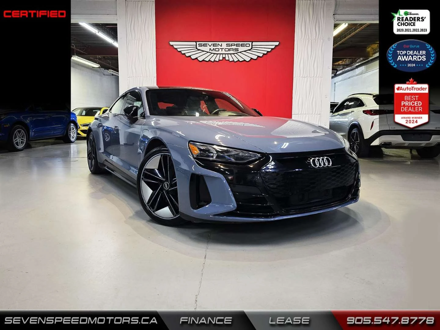 Audi E-Tron GT ПОДГРЕВ* ОБДУХ* ПАНОРАМА* КРАЙНА ЦЕНА* 