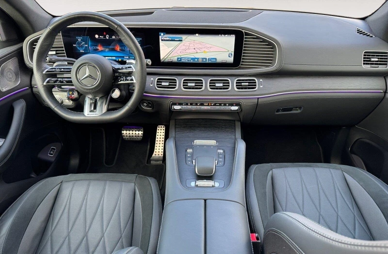 Mercedes-Benz GLE 63 S AMG COUPE 4-MATIC BURMESTER PANO HEAD UP 360 NIGHT, снимка 13 - Автомобили и джипове - 51509001
