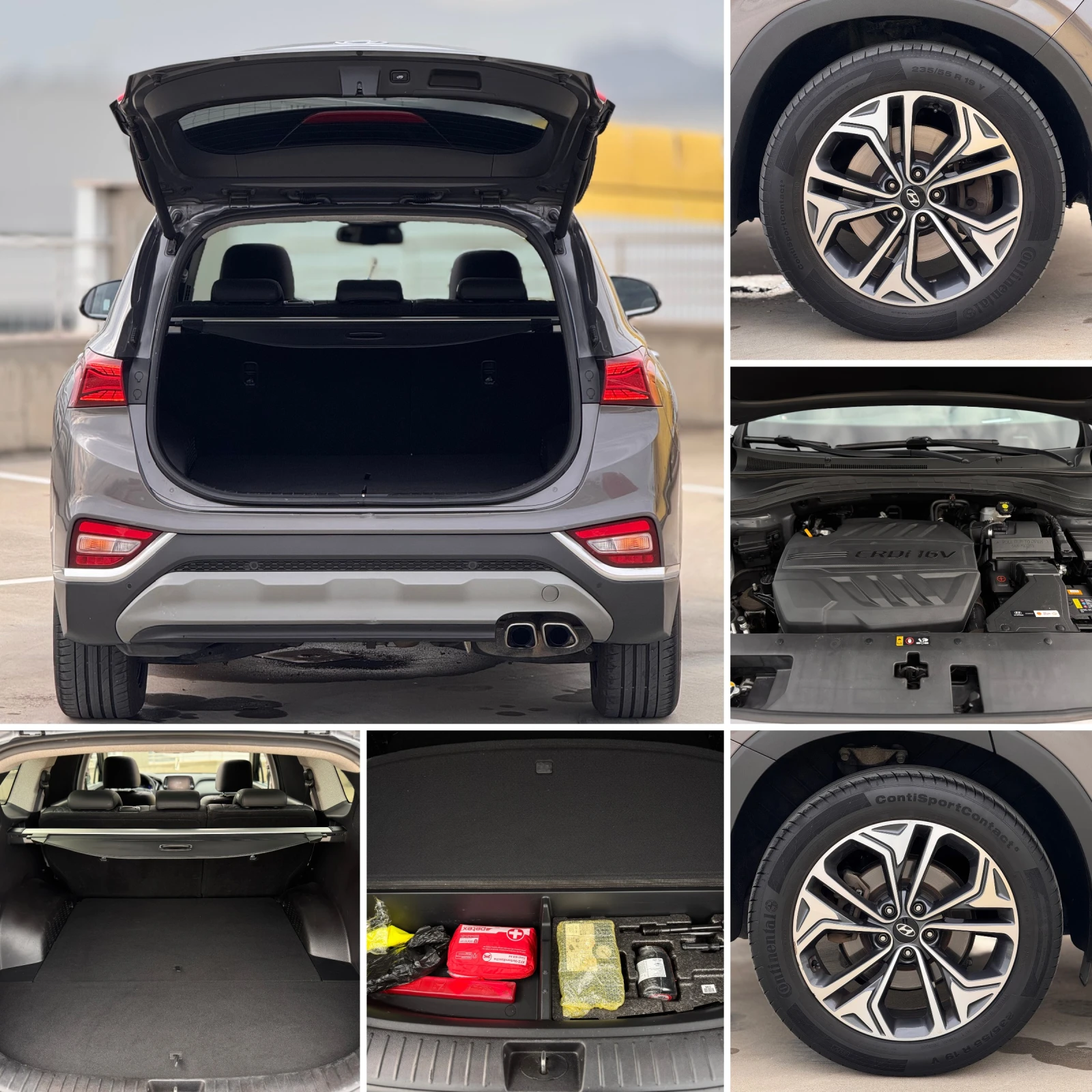 Hyundai Santa fe - 2.2CRDi - 4wd - Full - Cam360 - Led - Navi - | Mobile.bg   17