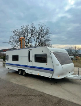 Каравана Hobby Prestige 650/ ГОЛЯМА БАНЯ И ТОАЛЕТНА/ НОВ ВНОС/, снимка 1