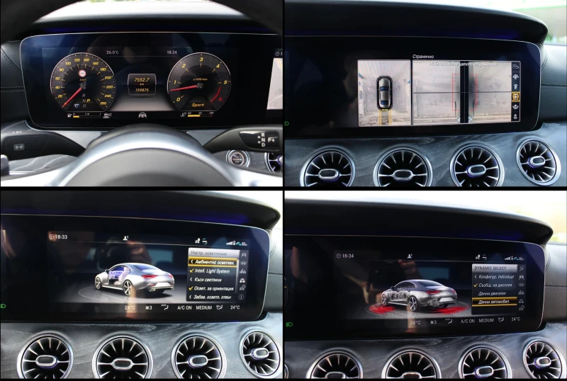 Mercedes-Benz CLS 400 AMG/Edition 1/4Matic/Burmester/LED/360 CAM/Ambient, снимка 14 - Автомобили и джипове - 50146675