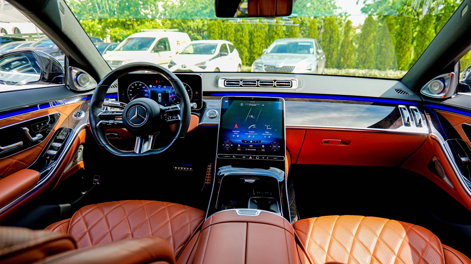 Mercedes-Benz S 550 AMG Line 4MATIC Long , снимка 8 - Автомобили и джипове - 54662823