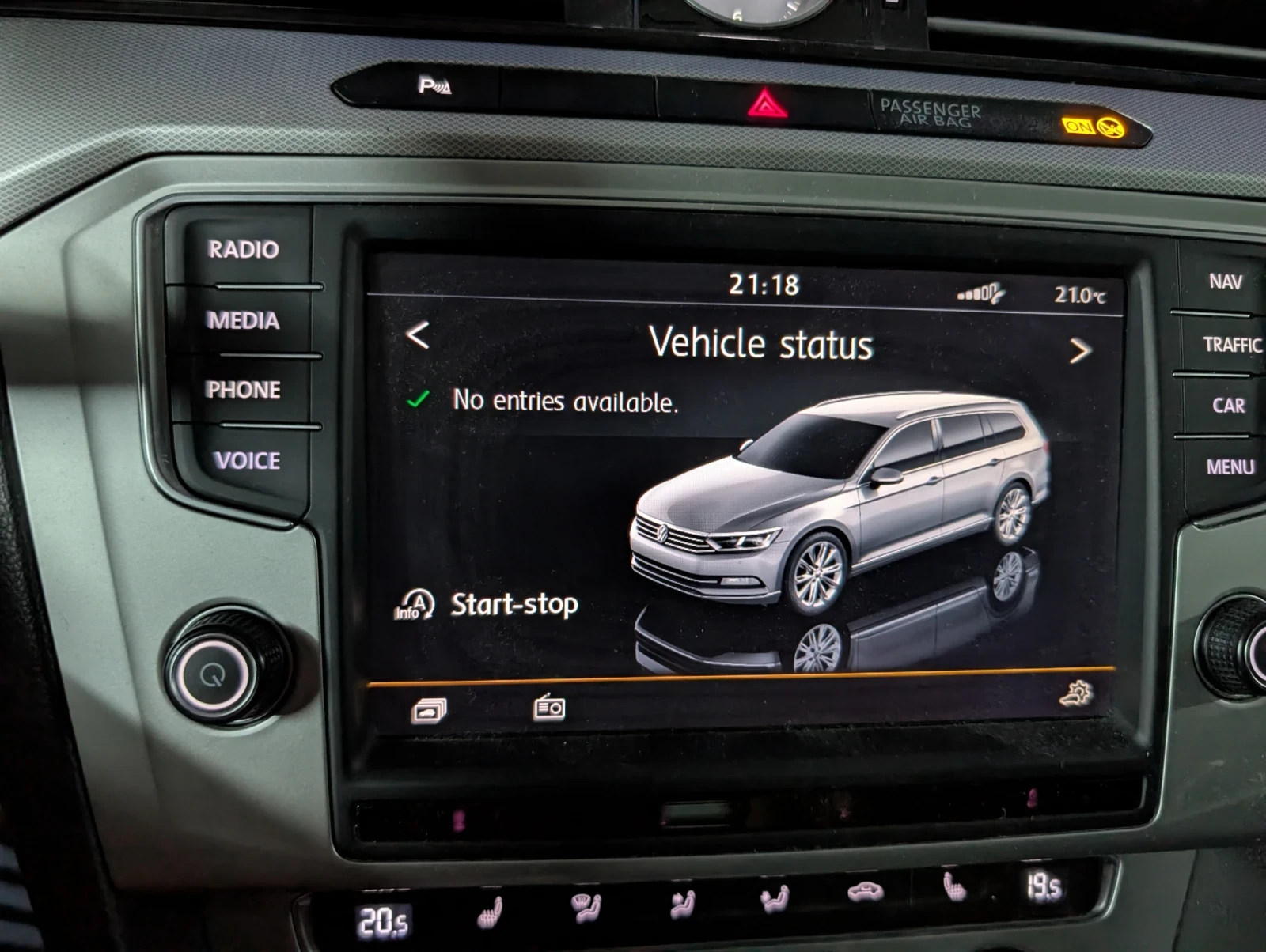 VW Passat 2.0 TDI, АВТОМАТ DSG6, ПОДГРЕВ, снимка 13 - Автомобили и джипове - 54824283