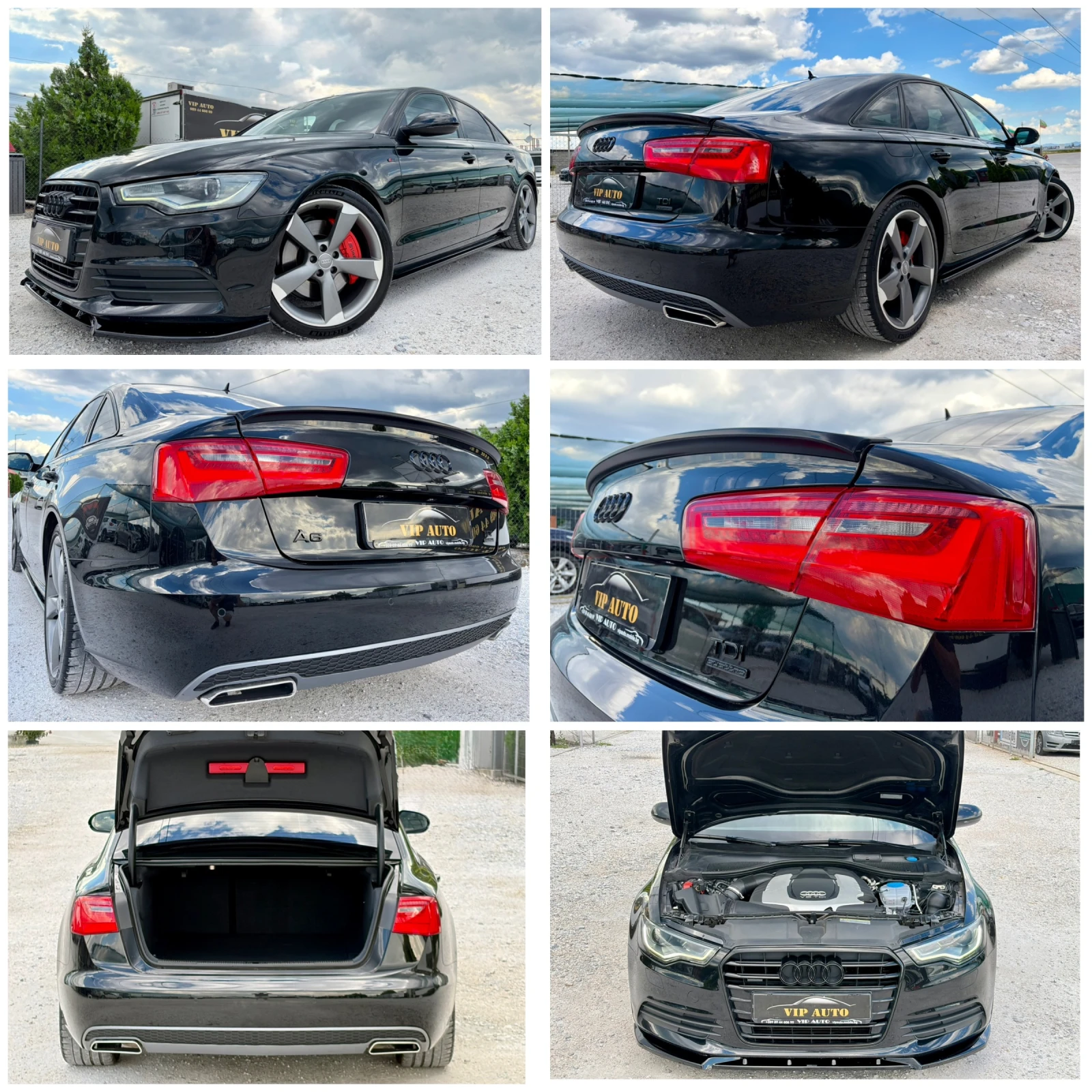 Audi A6 3.0 BiTDI 313к.с. 8ZF S-LINE QUATTRO LIMOUSINE TOP, снимка 15 - Автомобили и джипове - 54976356