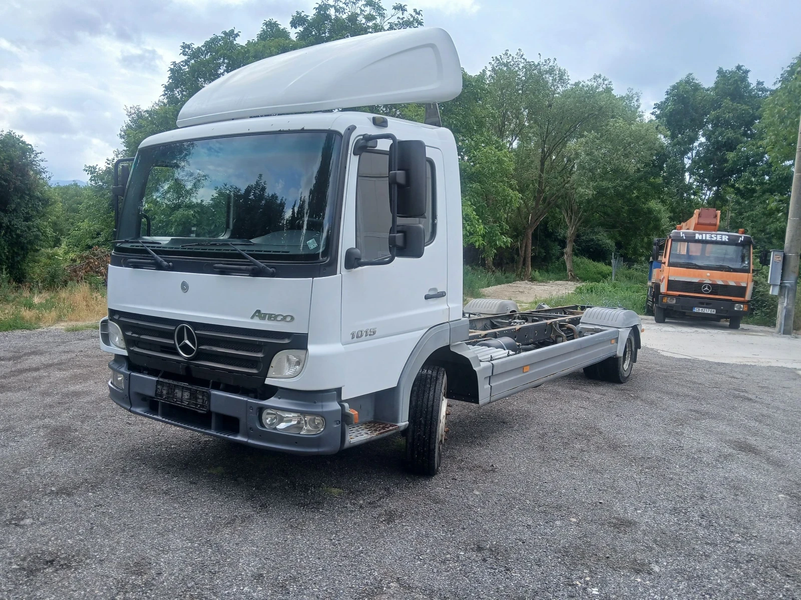 Mercedes-Benz Atego 1015 въздушни възглавници. 10500 общо тегло