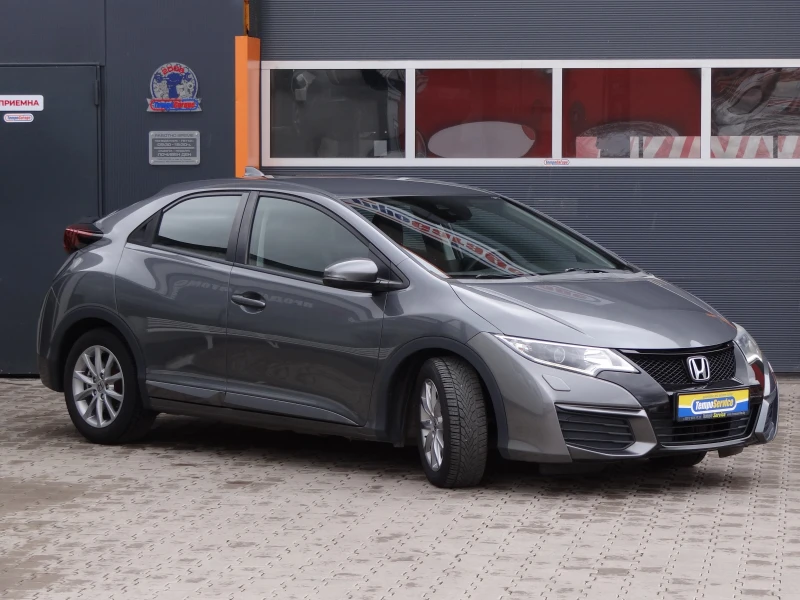 Honda Civic 1.6i-DTEC-120k.c-Facelift/Климатроник/Led/Euro-5/, снимка 6 - Автомобили и джипове - 49761610